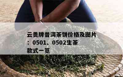 云贵牌普洱茶饼价格及图片：0501、0502生茶款式一览