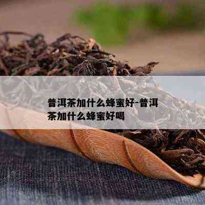 普洱茶加什么蜂蜜好-普洱茶加什么蜂蜜好喝