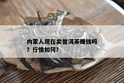 内蒙人现在卖普洱茶赚钱吗？行情如何？