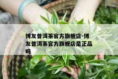 博友普洱茶官方旗舰店-博友普洱茶官方旗舰店是正品吗