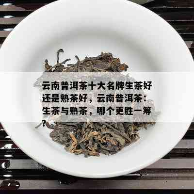 云南普洱茶十大名牌生茶好还是熟茶好，云南普洱茶：生茶与熟茶，哪个更胜一筹？