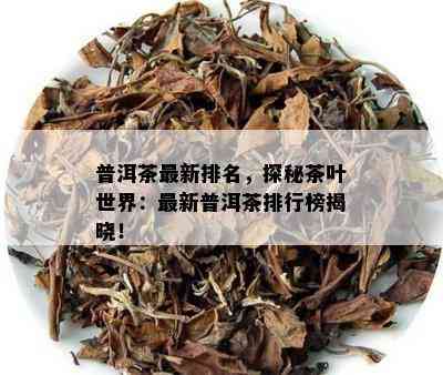 普洱茶最新排名，探秘茶叶世界：最新普洱茶排行榜揭晓！