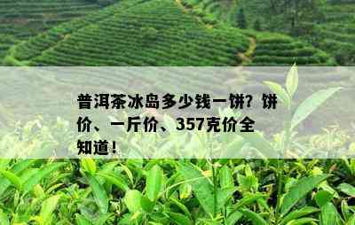 普洱茶冰岛多少钱一饼？饼价、一斤价、357克价全知道！