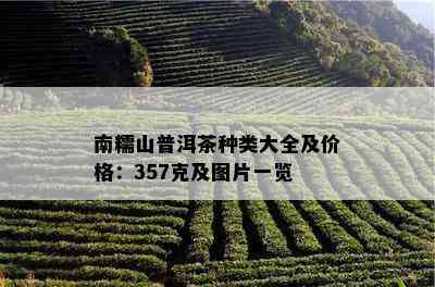 南糯山普洱茶种类大全及价格：357克及图片一览