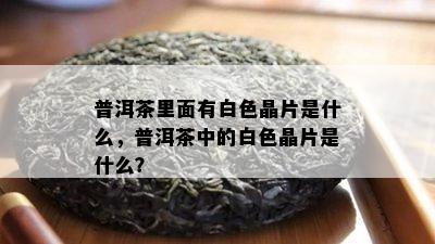 普洱茶里面有白色晶片是什么，普洱茶中的白色晶片是什么？