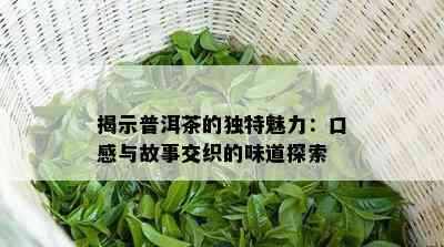 揭示普洱茶的独特魅力：口感与故事交织的味道探索