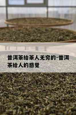 普洱茶给茶人无穷的-普洱茶给人的感觉