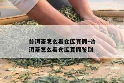 普洱茶怎么看仓库真假-普洱茶怎么看仓库真假鉴别