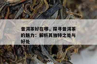 普洱茶好在哪，探寻普洱茶的魅力：解析其独特之处与好处