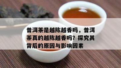 普洱茶是越陈越香吗，普洱茶真的越陈越香吗？探究其背后的原因与影响因素