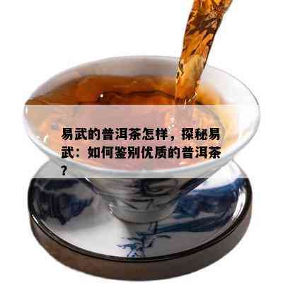 易武的普洱茶怎样，探秘易武：如何鉴别优质的普洱茶？