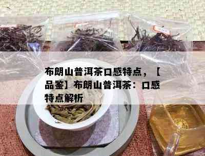 布朗山普洱茶口感特点，【品鉴】布朗山普洱茶：口感特点解析