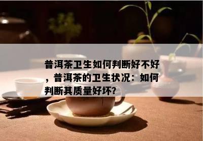 普洱茶卫生如何判断好不好，普洱茶的卫生状况：如何判断其质量好坏？