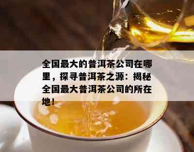 全国更大的普洱茶公司在哪里，探寻普洱茶之源：揭秘全国更大普洱茶公司的所在地！