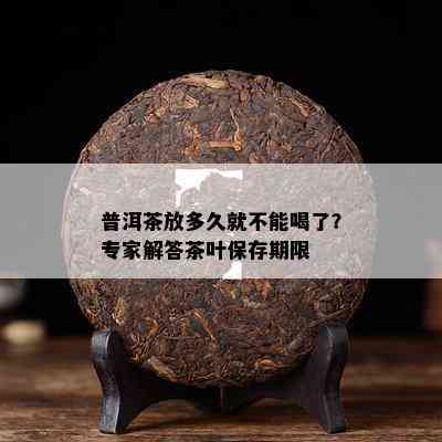 普洱茶放多久就不能喝了？专家解答茶叶保存期限