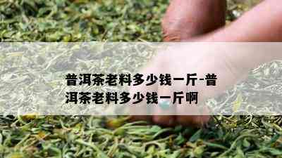 普洱茶老料多少钱一斤-普洱茶老料多少钱一斤啊