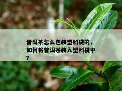 普洱茶怎么包装塑料袋的，如何将普洱茶装入塑料袋中？