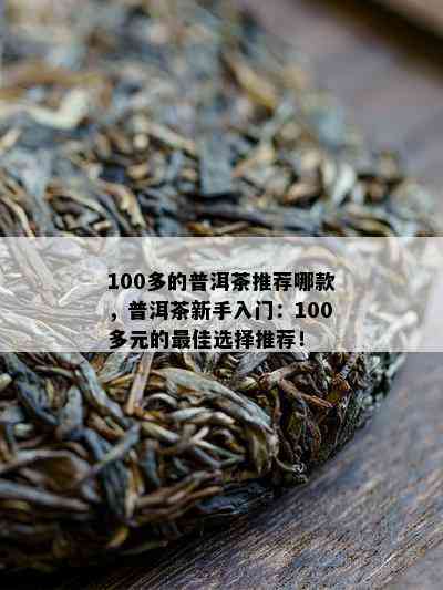 100多的普洱茶推荐哪款，普洱茶新手入门：100多元的更佳选择推荐！