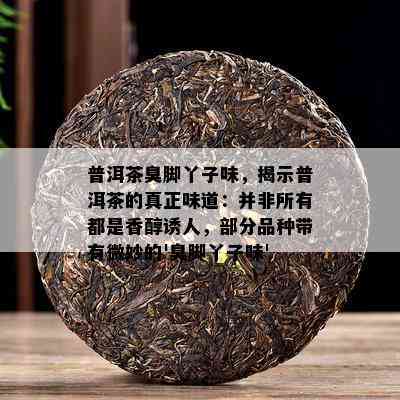 普洱茶臭脚丫子味，揭示普洱茶的真正味道：并非所有都是香醇诱人，部分品种带有微妙的'臭脚丫子味'