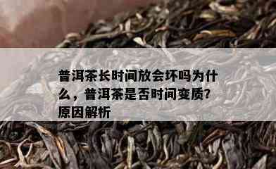 普洱茶长时间放会坏吗为什么，普洱茶是否时间变质？原因解析