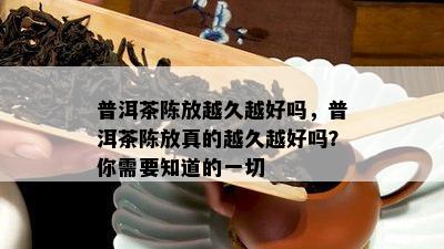 普洱茶陈放越久越好吗，普洱茶陈放真的越久越好吗？你需要知道的一切