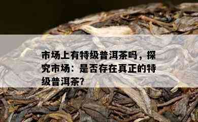 市场上有特级普洱茶吗，探究市场：是否存在真正的特级普洱茶？