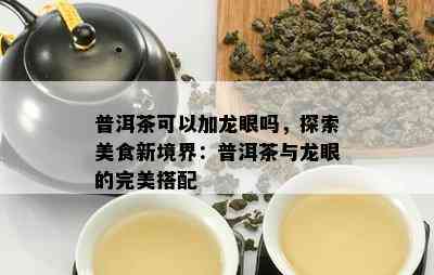 普洱茶可以加龙眼吗，探索美食新境界：普洱茶与龙眼的完美搭配