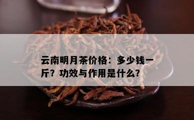 云南明月茶价格：多少钱一斤？功效与作用是什么？