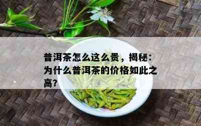 普洱茶怎么这么贵，揭秘：为什么普洱茶的价格如此之高？