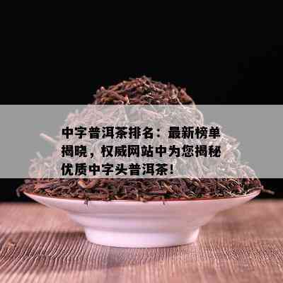 中字普洱茶排名：最新榜单揭晓，权威网站中为您揭秘优质中字头普洱茶！