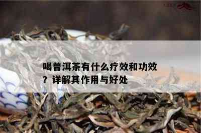 喝普洱茶有什么疗效和功效？详解其作用与好处