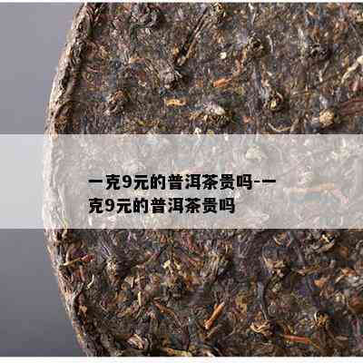 一克9元的普洱茶贵吗-一克9元的普洱茶贵吗