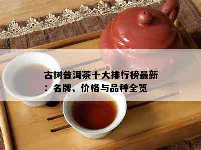 古树普洱茶十大排行榜最新：名牌、价格与品种全览