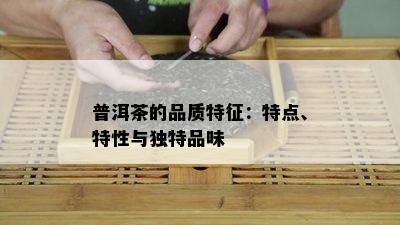 普洱茶的品质特征：特点、特性与独特品味