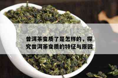 普洱茶变质了是怎样的，探究普洱茶变质的特征与原因