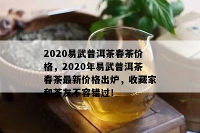 2020易武普洱茶春茶价格，2020年易武普洱茶春茶最新价格出炉，收藏家和茶友不容错过！