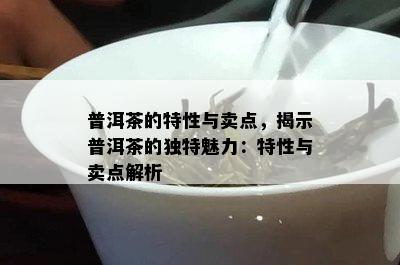 普洱茶的特性与卖点，揭示普洱茶的独特魅力：特性与卖点解析