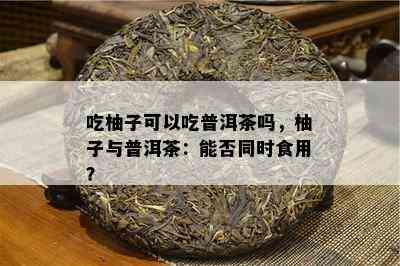 吃柚子可以吃普洱茶吗，柚子与普洱茶：能否同时食用？