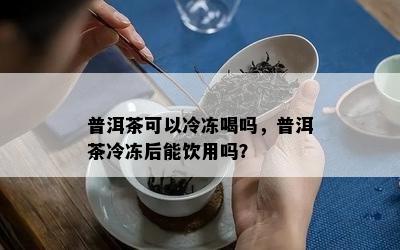 普洱茶可以冷冻喝吗，普洱茶冷冻后能饮用吗？