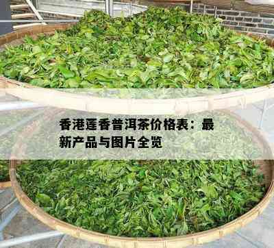 莲香普洱茶价格表：最新产品与图片全览