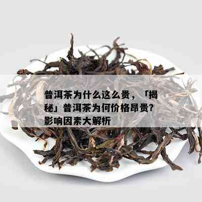 普洱茶为什么这么贵，「揭秘」普洱茶为何价格昂贵？影响因素大解析