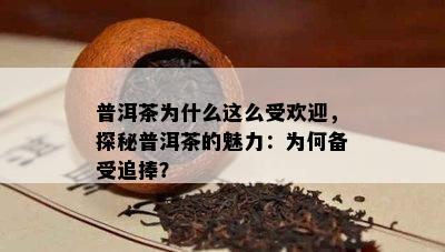 普洱茶为什么这么受欢迎，探秘普洱茶的魅力：为何备受追捧？