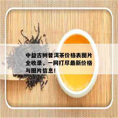 中益古树普洱茶价格表图片全收录，一网打尽最新价格与图片信息！