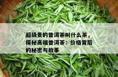 超级贵的普洱茶叫什么茶，探秘高端普洱茶：价格背后的秘密与故事