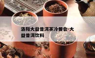 洛阳大益普洱茶冷餐会-大益普洱饮料