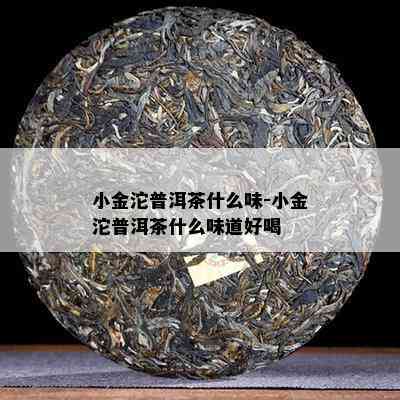 小金沱普洱茶什么味-小金沱普洱茶什么味道好喝