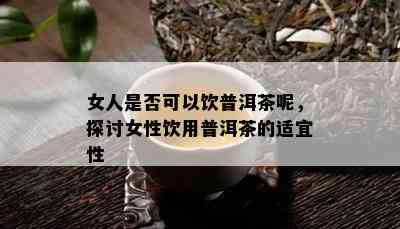 女人是否可以饮普洱茶呢，探讨女性饮用普洱茶的适宜性