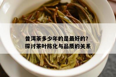 普洱茶多少年的是更好的？探讨茶叶陈化与品质的关系