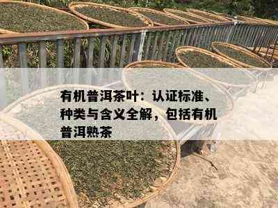 有机普洱茶叶：认证标准、种类与含义全解，包括有机普洱熟茶