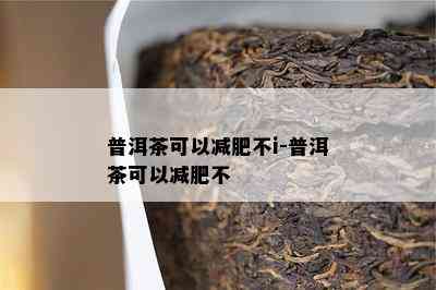 普洱茶可以减肥不i-普洱茶可以减肥不